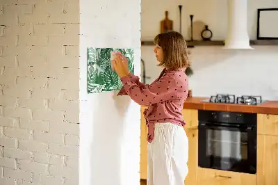 Mágneses törölhető tábla monstera levelek mintával