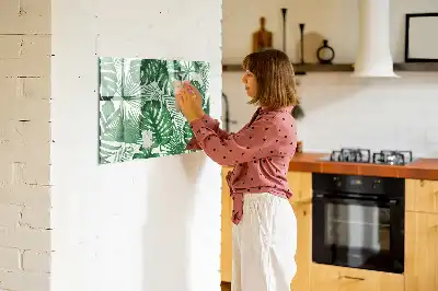 Mágneses törölhető tábla monstera levelek mintával