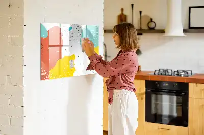 Mágneses törölhető tábla POP absztrakció mintával