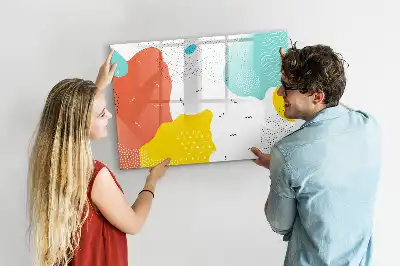 Mágneses törölhető tábla POP absztrakció mintával