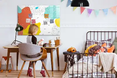 Mágneses törölhető tábla POP absztrakció mintával