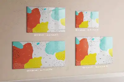 Mágneses törölhető tábla POP absztrakció mintával