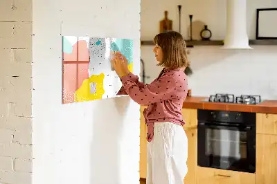 Mágneses törölhető tábla POP absztrakció mintával