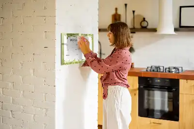 Heti menü mágneses tábla filctollal