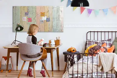 Mágneses törölhető tábla színes kivitelben
