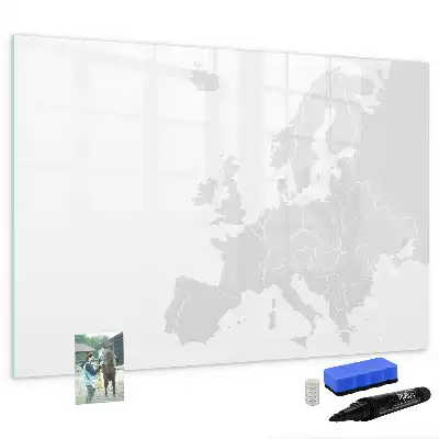 Európa térképe mágneses törölhető tábla
