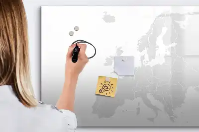 Európa térképe mágneses törölhető tábla