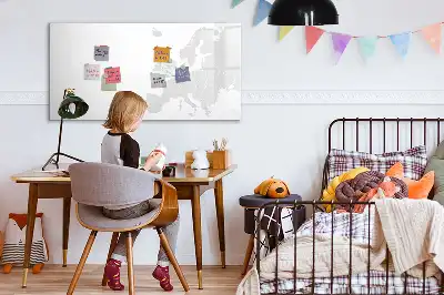 Európa térképe mágneses törölhető tábla