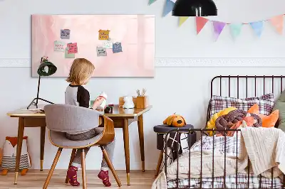 Mágneses tábla filctollal virágzó rózsák mintával