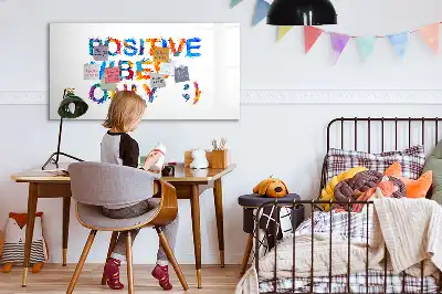 Mágneses törölhető tábla pozitív idézet mintával