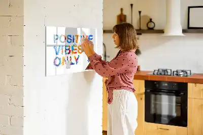 Mágneses törölhető tábla pozitív idézet mintával