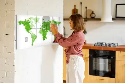 Mágneses törölhető tábla zöld fű minta