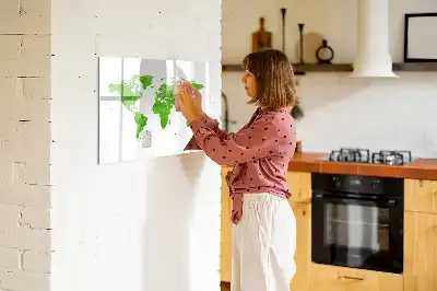 Mágneses törölhető tábla zöld fű minta
