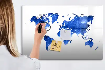 Kozmikus világtérkép mágneses tábla filctollal