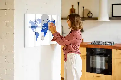 Kozmikus világtérkép mágneses tábla filctollal