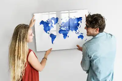 Kozmikus világtérkép mágneses tábla filctollal