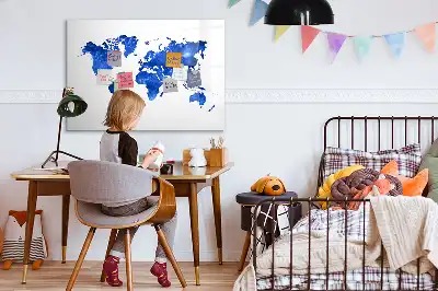 Kozmikus világtérkép mágneses tábla filctollal