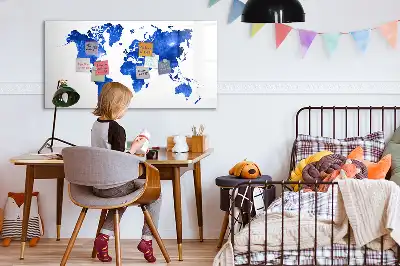 Kozmikus világtérkép mágneses tábla filctollal