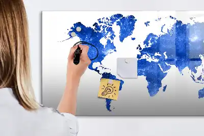Kozmikus világtérkép mágneses tábla filctollal