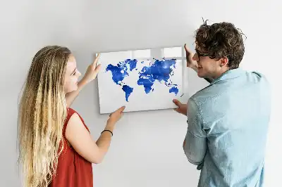 Kozmikus világtérkép mágneses tábla filctollal