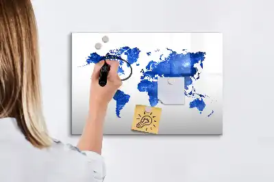 Kozmikus világtérkép mágneses tábla filctollal