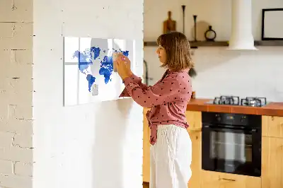 Kozmikus világtérkép mágneses tábla filctollal