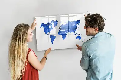 Kozmikus világtérkép mágneses tábla filctollal