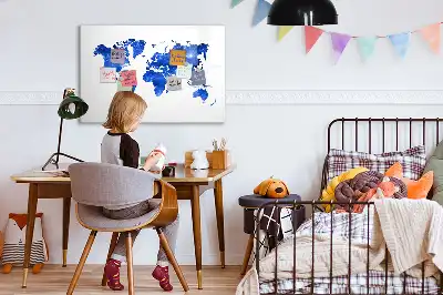 Kozmikus világtérkép mágneses tábla filctollal