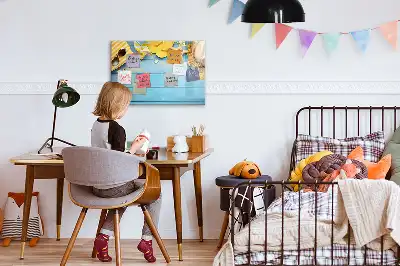 Mágneses törölhető tábla tengerparti kiegészítőkkel
