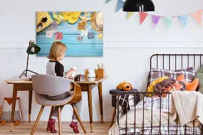 Mágneses törölhető tábla tengerparti kiegészítőkkel