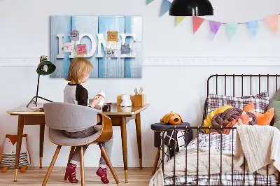 Mágneses tábla filctollal otthon felirattal