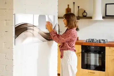 Mágneses törölhető tábla absztrakció vonal mintával