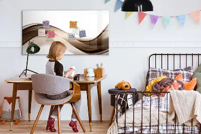 Mágneses törölhető tábla absztrakció vonal mintával