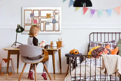 Mágneses törölhető tábla fa kerettel