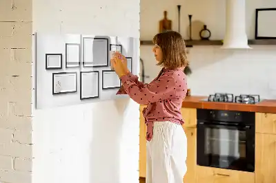Mágneses törölhető tábla fekete kerettel