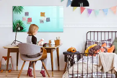 Mágneses törölhető tábla pálmalevelek mintával