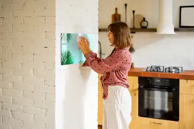 Mágneses törölhető tábla pálmalevelek mintával