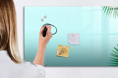 Mágneses tábla filctollal trópusi levelek mintával