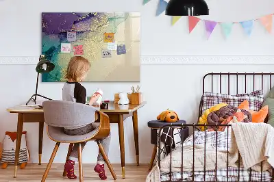 Mágneses törölhető tábla elegáns absztrakt mintával