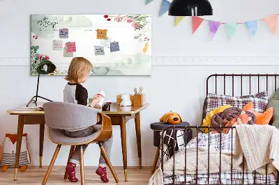 Mágneses tábla filctollal hely a receptnek