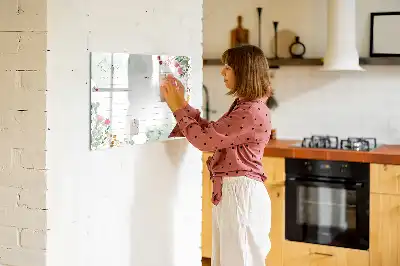Mágneses tábla filctollal hely a receptnek