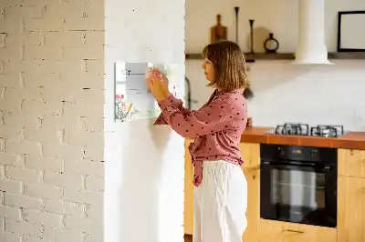 Mágneses törölhető tábla hely a receptnek