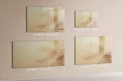 Mágneses törölhető tábla absztrakt levelek mintával