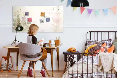 Mágneses tábla filctollal pasztell absztrakció kivitelben