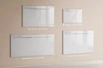 Mágneses menütervező tábla minimalista kivitelben filctollal