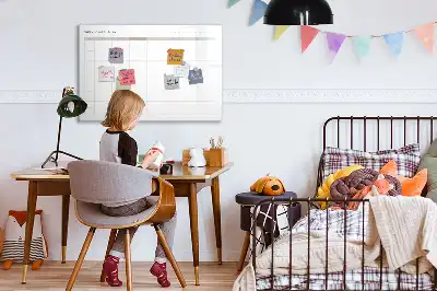 Mágneses menütervező tábla minimalista kivitelben filctollal