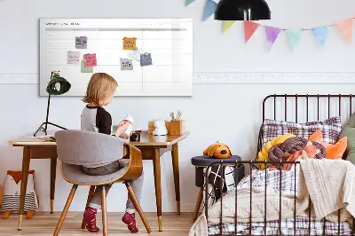 Mágneses törölhető tábla egyszerű menü kivitelben