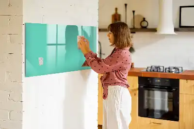Mágneses tábla filctollal türkiz színű
