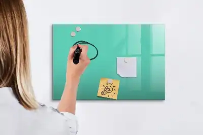 Mágneses tábla filctollal türkiz színű