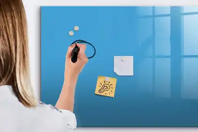 Mágneses törölhető tábla világoskék színű